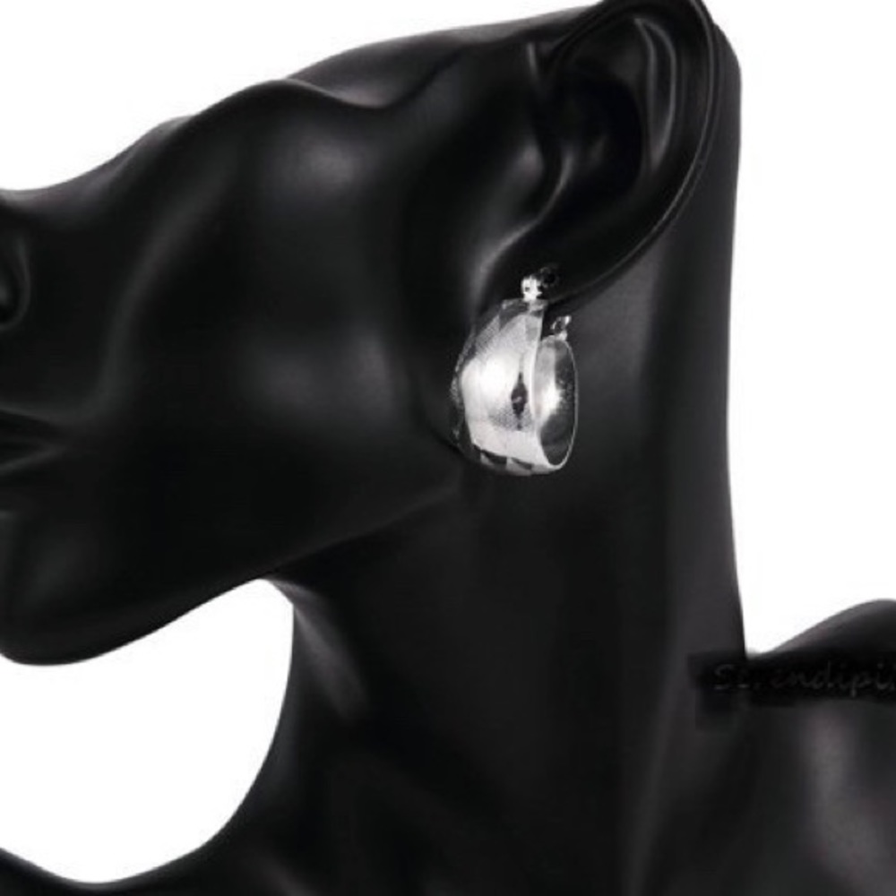 Silver Hoop Earrings